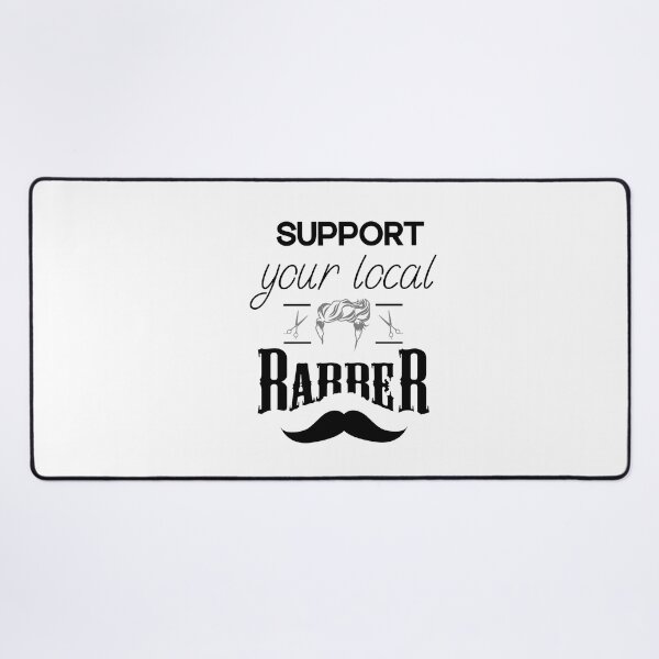 Item preview, Support Your Local Barber designed and sold by SOUFIANE1991.