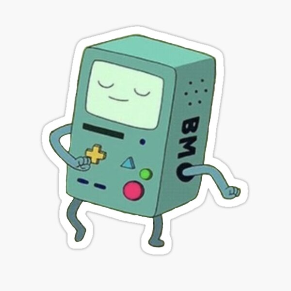 Bmo From Adventure Time Porn - Adventure Time Bmo Stickers for Sale | Redbubble