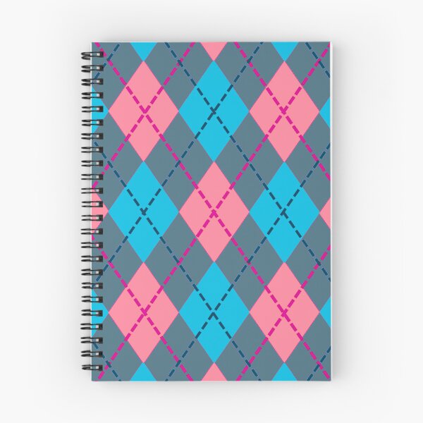 Item preview, Argyle Pattern - Light Blue, Teal and Pink designed and sold by TotallyRetroArt.