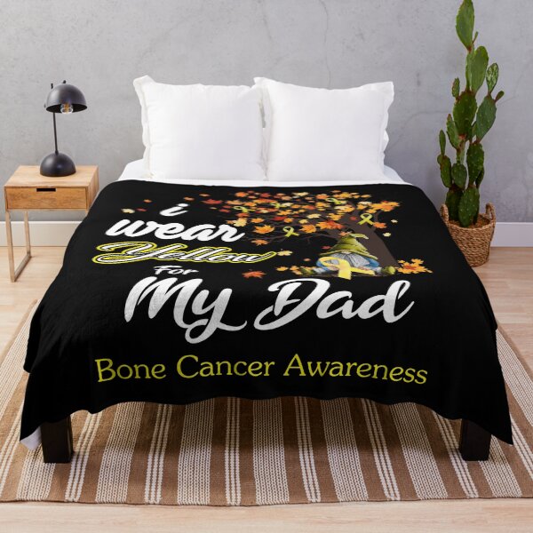 Item preview, Bone Cancer Awareness Ribbon Tree I Wear Yellow For My Dad designed and sold by Hatjar.