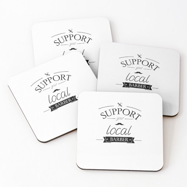 Item preview, Support Your Local Barber designed and sold by SOUFIANE1991.