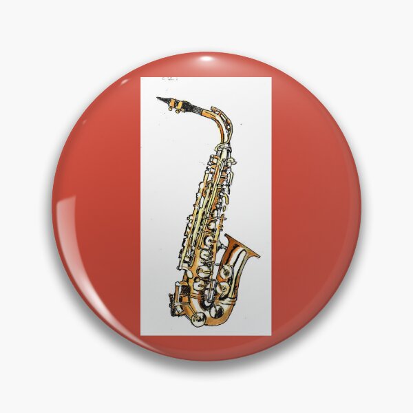 Item preview, Saxophone - Watercolor And Black Ink designed and sold by DonSylvester.