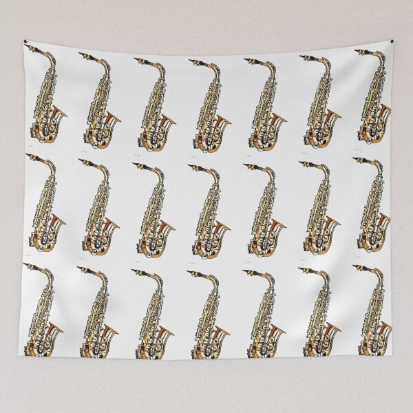 Item preview, Saxophone - Watercolor And Black Ink designed and sold by DonSylvester.