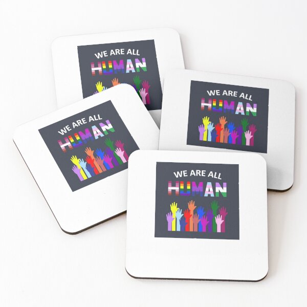 Item preview,  Happy Pride WE ARE ALL HUMAN Love is Love LGBT Articles by xiamlaura designed and sold by xiamlaura.