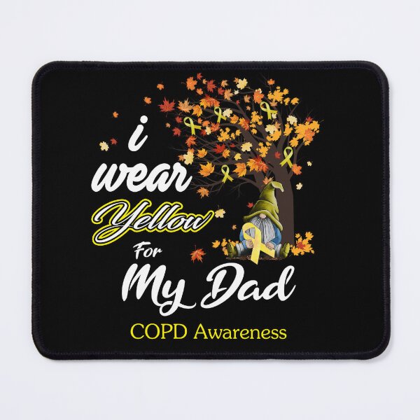 Item preview,  COPD Awareness Ribbon Tree I Wear Yellow For My Dad designed and sold by Hatjar.