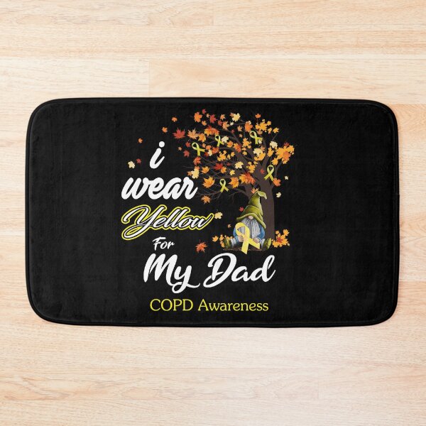 Item preview,  COPD Awareness Ribbon Tree I Wear Yellow For My Dad designed and sold by Hatjar.