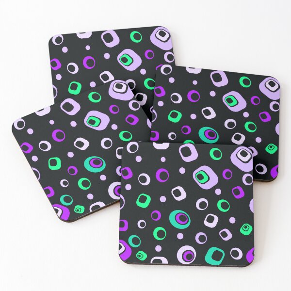 Item preview, Retro Inspired Circles and Rounded Squares designed and sold by TotallyRetroArt.
