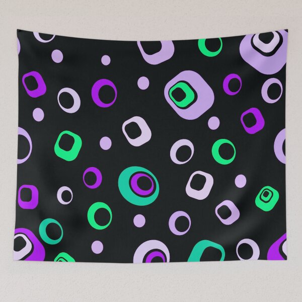 Item preview, Retro Inspired Circles and Rounded Squares designed and sold by TotallyRetroArt.