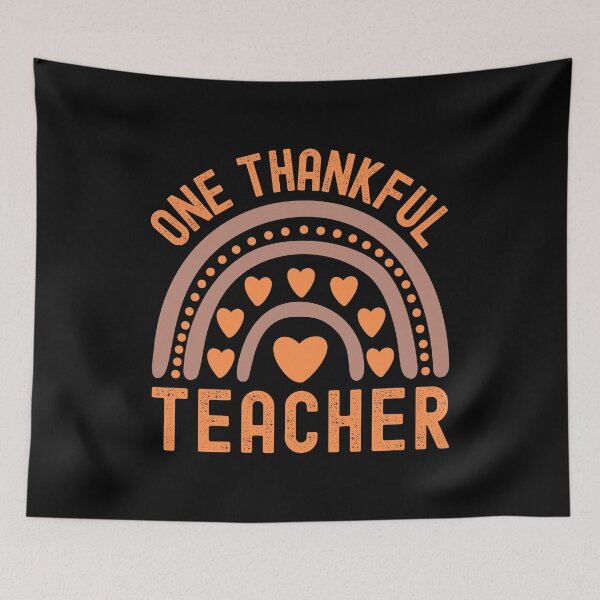 Item preview, Thanksgiving Teacher - One Thankful Teacher - School Thanksgiving Party, Autumn Teacher, Fall Teacher designed and sold by jadedscientist.