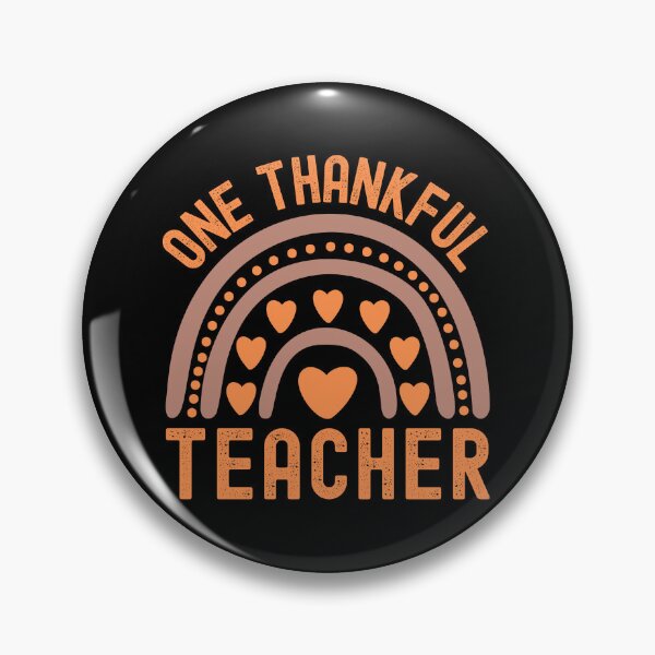 Item preview, Thanksgiving Teacher - One Thankful Teacher - School Thanksgiving Party, Autumn Teacher, Fall Teacher designed and sold by jadedscientist.