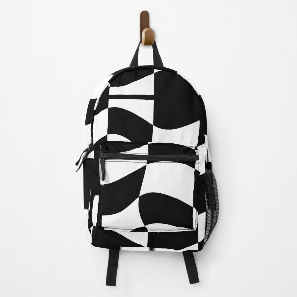 Item preview, Geometrical Distorted Black and White Checker - Black and White Chess designed and sold by adoredigitals.