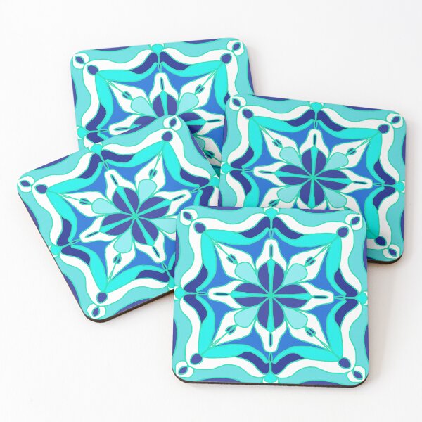 Item preview, Blue Moroccan Tile Design  designed and sold by Alwayscreateart.