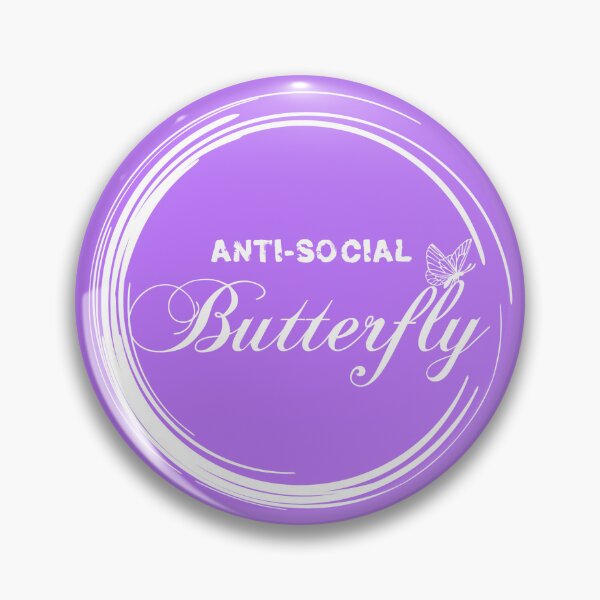 Item preview, Anti-Social Butterfly designed and sold by CrowHarbor.