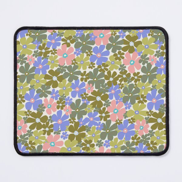 Item preview, Groovy Daisies - Green Purple designed and sold by KBurnsArt.