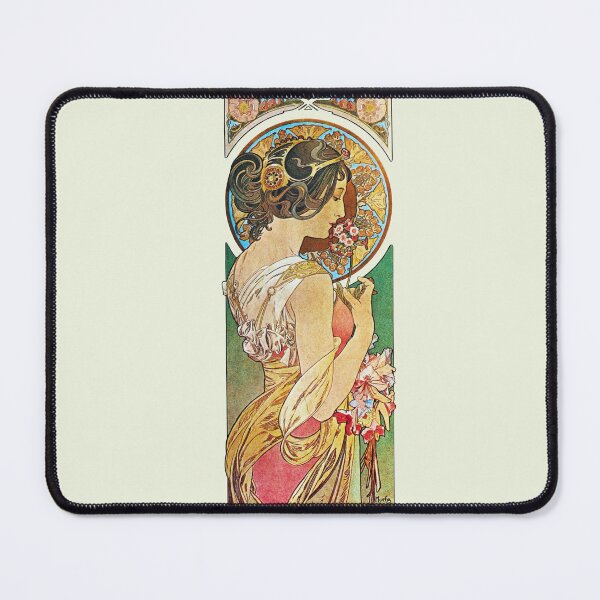 Item preview, La Primevere Mucha Vintage Lithograph - Primrose 1899 Reproduction designed and sold by molamode.