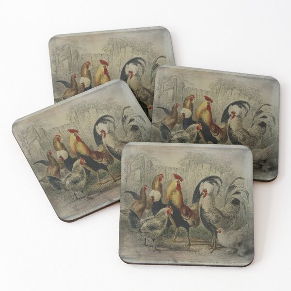 Item preview, Vintage Farmhouse Chickens designed and sold by Vintage by Kaya.
