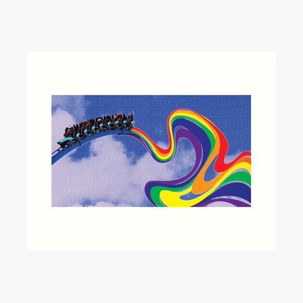 Item preview, Coastin' Proud Color Wave designed and sold by Emotional Rollercoasters.