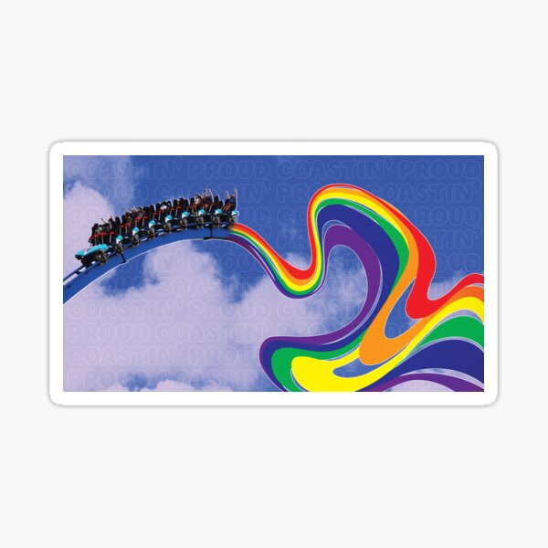 Item preview, Coastin' Proud Color Wave designed and sold by Emotional Rollercoasters.