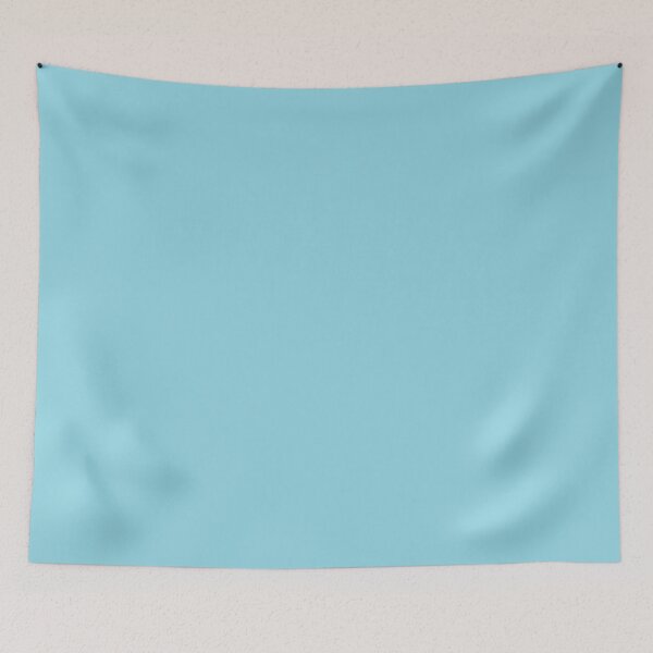Item preview, Plain Solid Color Cyan Blue Light Blue designed and sold by mimihuang creations.