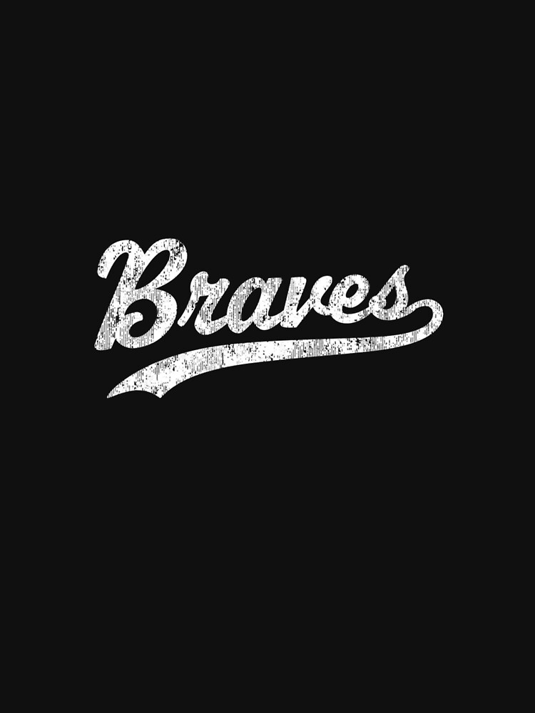 Braves Mascot Vintage Athletic Sports Name Design T-Shirt