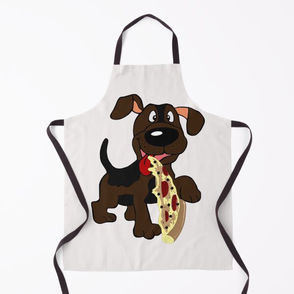 Item preview, Dog eating a pizza designed and sold by slimshadow.