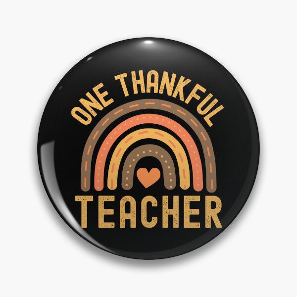 Item preview, Thanksgiving Teacher - One Thankful Teacher - Teacher Give Thanks, Thanksgiving Professor, School Thanksgiving Party, Autumn Teacher, Fall Teacher designed and sold by jadedscientist.