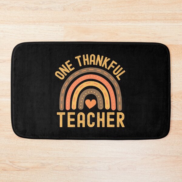 Item preview, Thanksgiving Teacher - One Thankful Teacher - Teacher Give Thanks, Thanksgiving Professor, School Thanksgiving Party, Autumn Teacher, Fall Teacher designed and sold by jadedscientist.