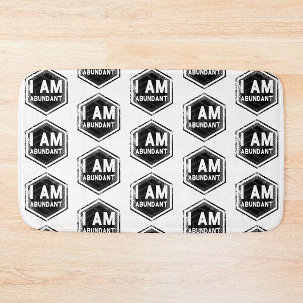 Item preview, I AM - Abundant - Affirmation - Black designed and sold by hector2ortega.