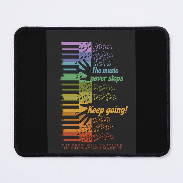 Item preview, The music never stops, so keep going - Bestseller designed and sold by Narcisa22.