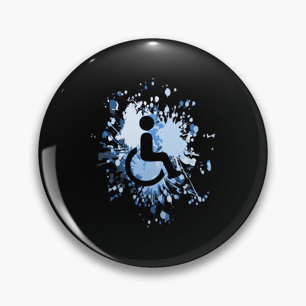 Artikelvorschau, Handicap-Symbol Farbspritzer entworfen und verkauft von onicon.