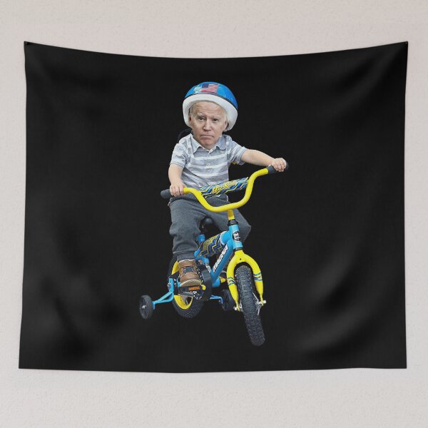 Item preview, Baby Joe Biden on Tricycle meme designed and sold by AlyssaAinsworth.