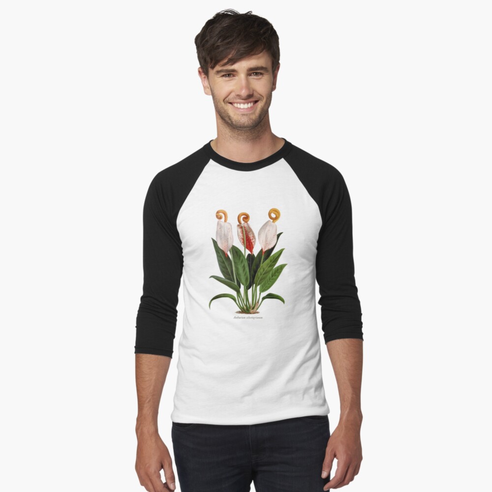 Vista previa del artículo con la obra «Camiseta ¾ estilo béisbol», diseñado y vendido por bibliotee.