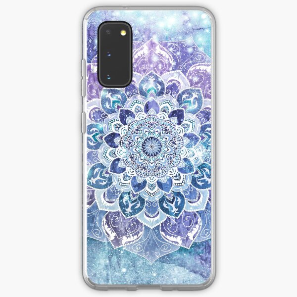 FREE YOUR MIND MANDALA in Blue Samsung Galaxy Soft Case