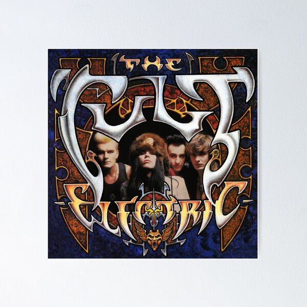 レア　THE CULT ELECTRIC ON TOUR ポスター　ザ　カルト ポスター『ザ・カルト』(The Cult) 1987「Electric」ポスター