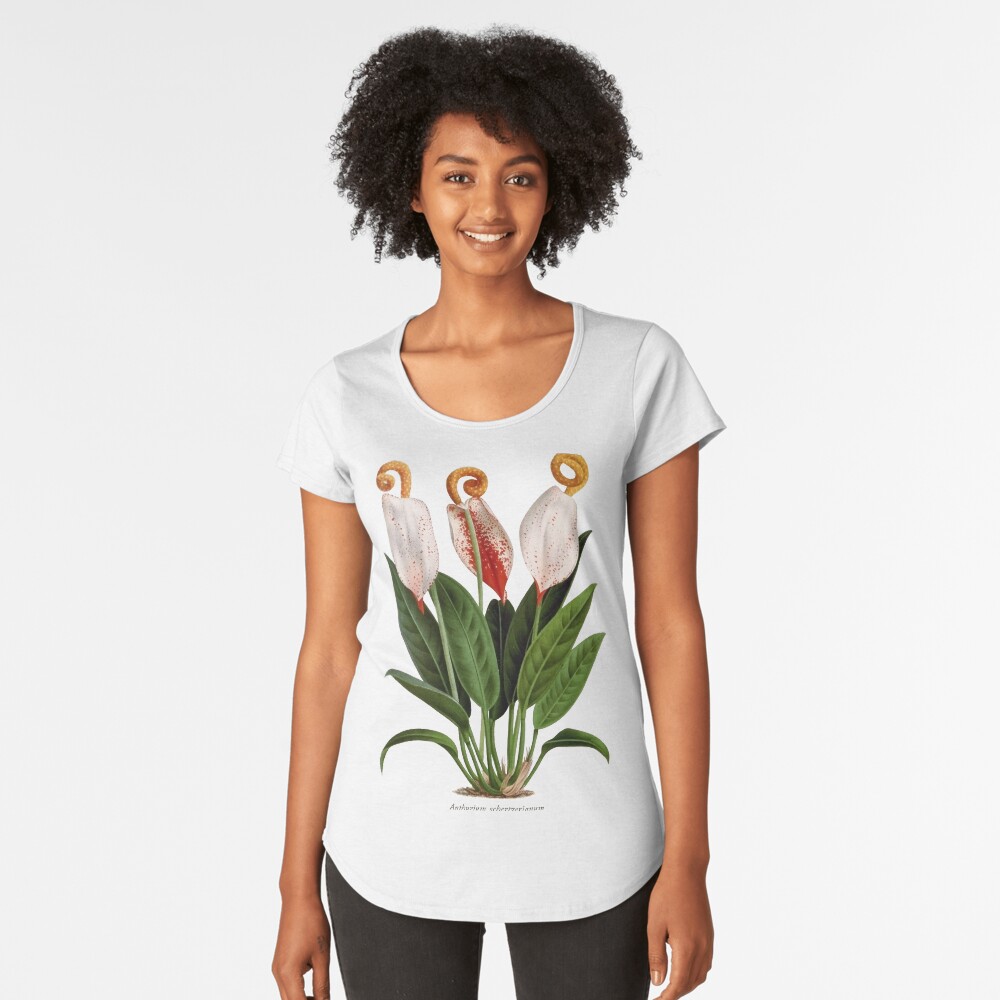 Vista previa del artículo con la obra «Camiseta premium de cuello ancho», diseñado y vendido por bibliotee.