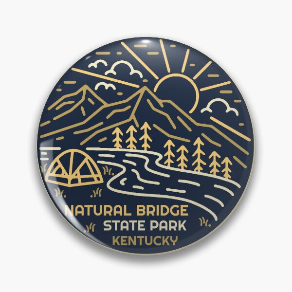 Item preview, Natural Bridge State Park Mountain Drawing Logo designed and sold by VanyaKar.