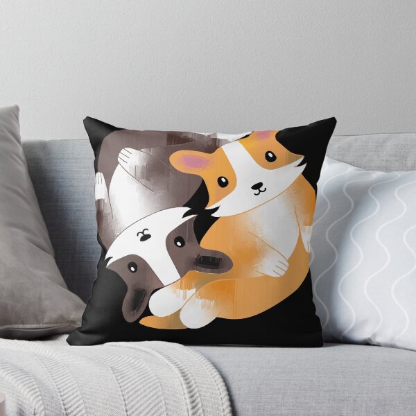 Item preview, Kawaii Aesthetic Yin Yang Corgi Balance Symbol  designed and sold by GingerBarron.