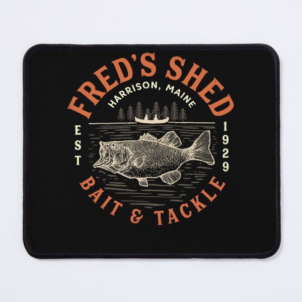 Item preview, Fred's Shed Bait and Tackle designed and sold by AlyssaAinsworth.