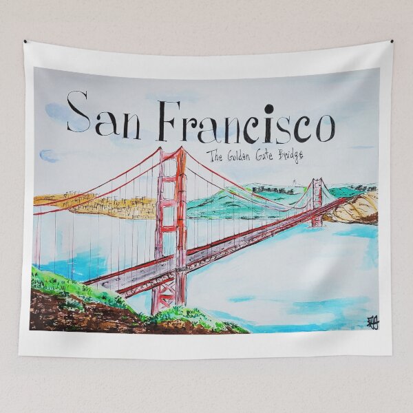 Item preview, San Francisco - The Golden Gate Bridge designed and sold by YKSBYOFS YKSBYOFS.