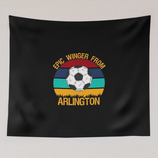 Item preview, Epic Winger From Arlington Vintage Soccer Sticker designed and sold by krnnvrstacy.