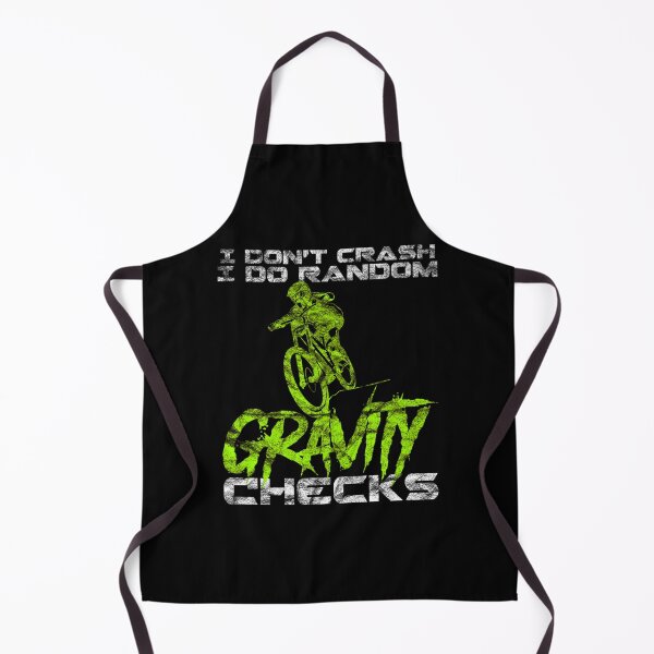 Item preview, Crash Gravity Checks Mountain Biking Mtb Life Bicycle Distressed Gift Essential T-Shirt designed and sold by felyn3gloria.