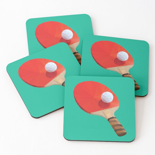 Item preview, Ping Pong Paddle polygon art designed and sold by polymolystudio.