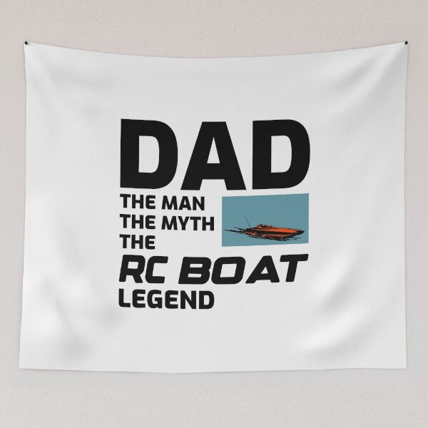 Item preview, Rc Boat Racing Dad Race Powerboat Fathers day designed and sold by CuteDesigns1.