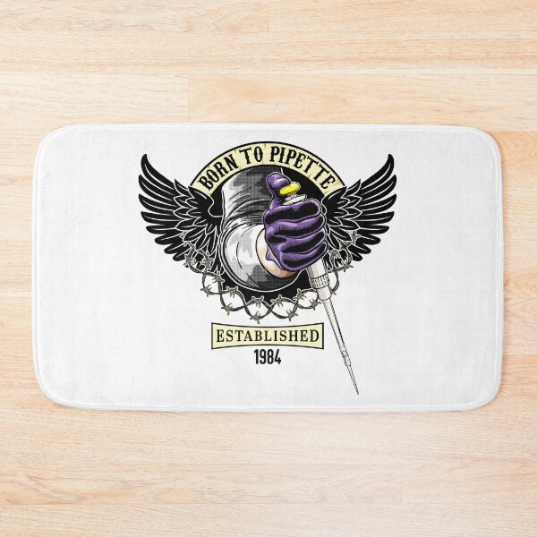 Item preview, BORN TO PIPETTE 1984 PCR & DNA Research Design for Biotechnology Lab Scientists  designed and sold by Zit-Zat-Zot.