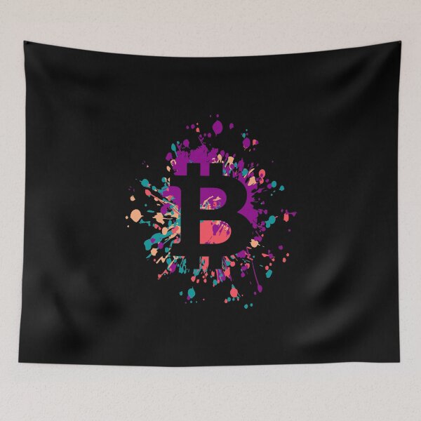 Item preview, Bitcoin Icon Color Splash designed and sold by onicon.
