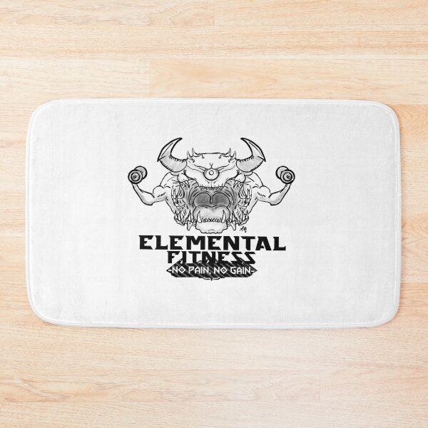 Item preview, Elemental Fitness - No Pain No Gain - Return to Castle Greyscale! designed and sold by nic0bit.