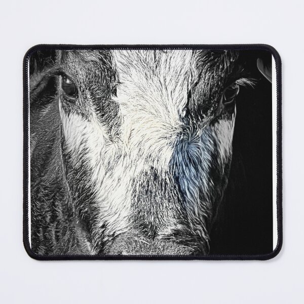 Item preview, COW PORTRAIT IN BLACK & WHITE  designed and sold by Opalbluerose.