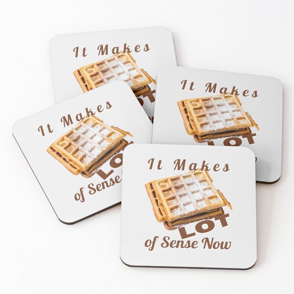 Item preview, It makes waffle lot sense now |  It makes awful lot sense now | Food pun designed and sold by pod-plus-plus.