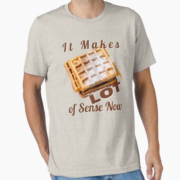 Item preview, It makes waffle lot sense now |  It makes awful lot sense now | Food pun designed and sold by pod-plus-plus.