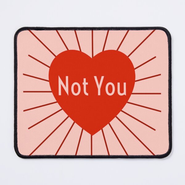Item preview, Not You Heart Funny Anti Love designed and sold by Karianne Potter.